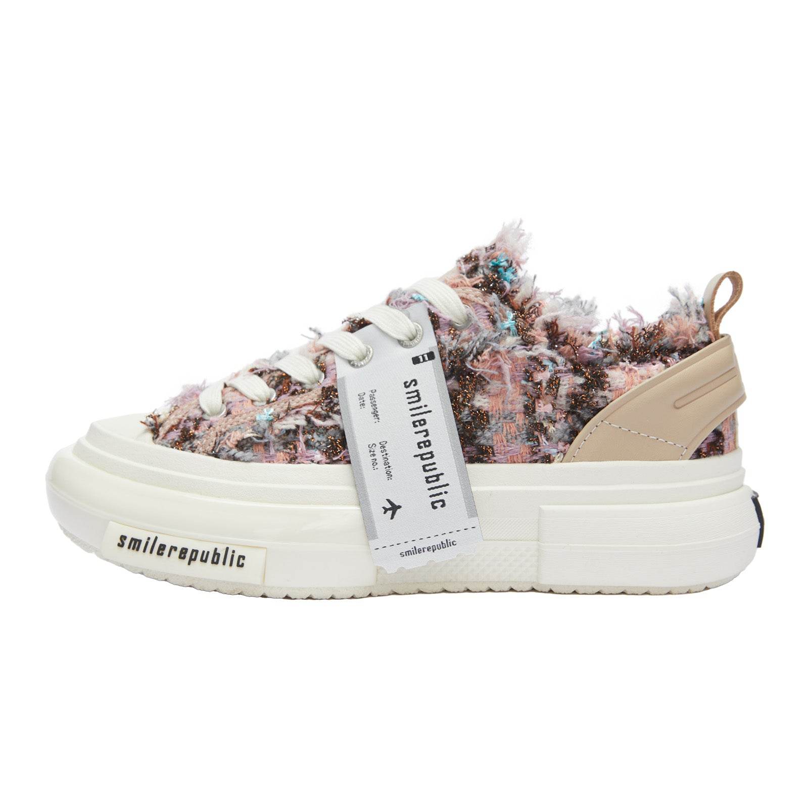 Inception 70s Blossom Purple Tweed SB Sneaker - SMILEREPUBLIC