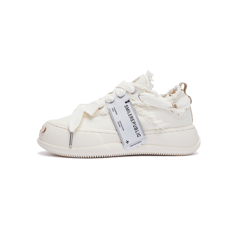 White Coarse Canvas SB Sneaker