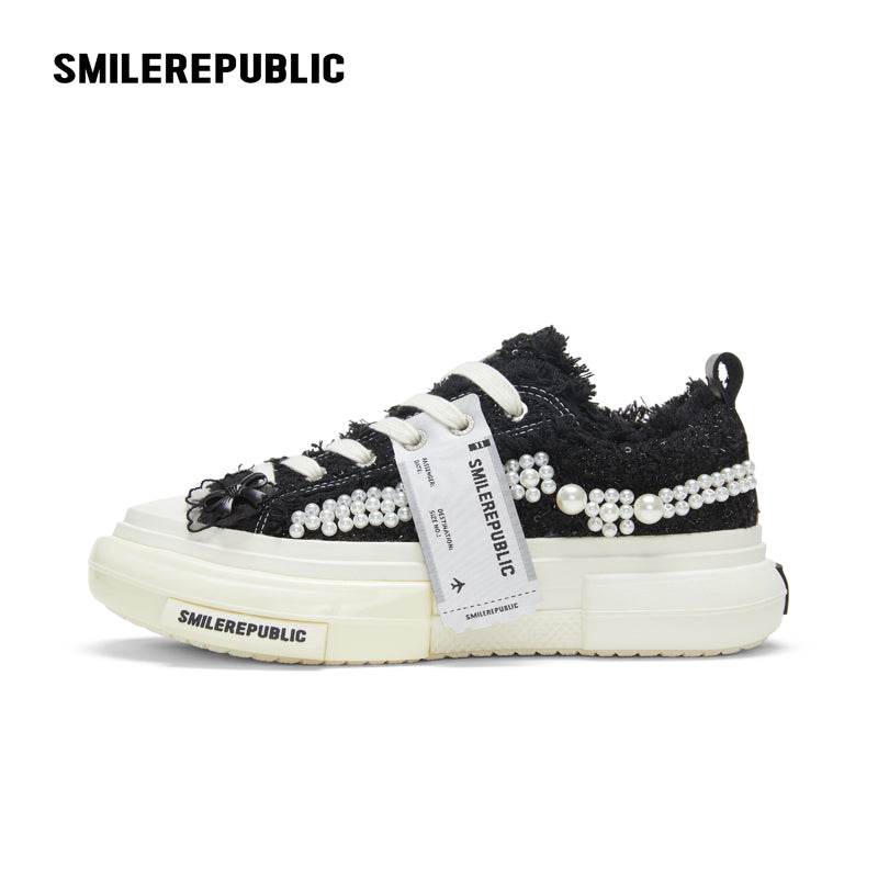 【NEW】Inception 70S Pearl Obsidian Canvas Shoes - SMILEREPUBLIC