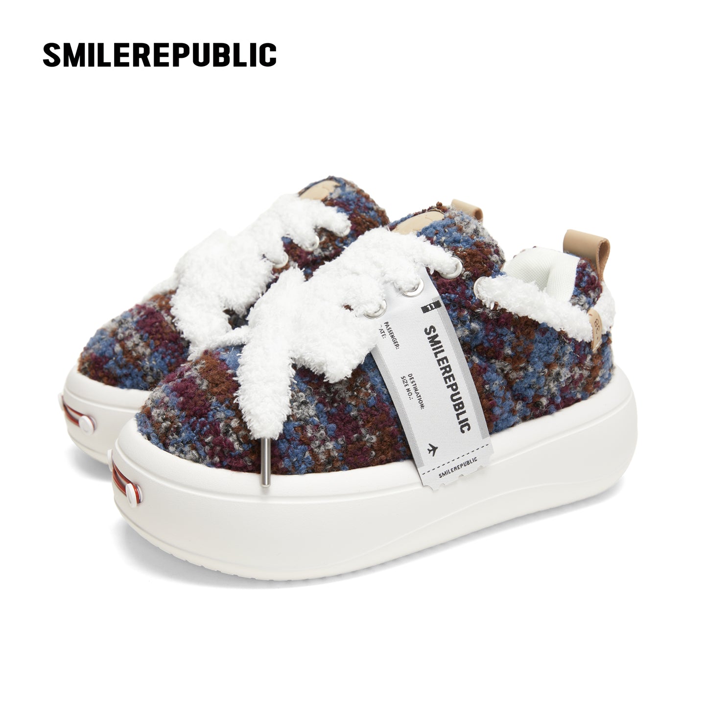 Fair Isle Polar Fleece Bread Shoes