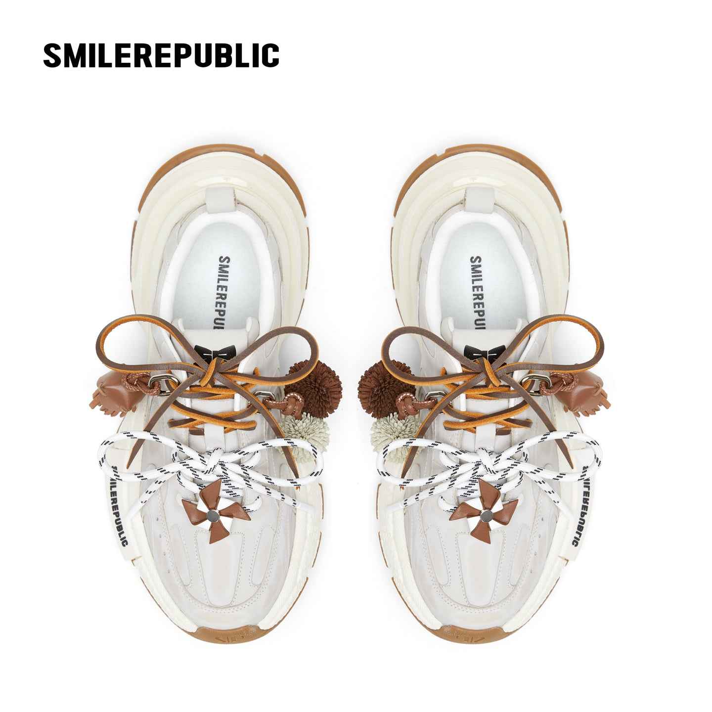 XXXS Volcanic Ash Distressed Leather Low-Top Pinecone Old Shoes