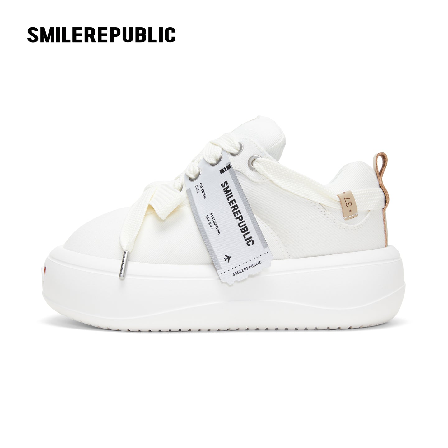 White Twill Bread Shoes