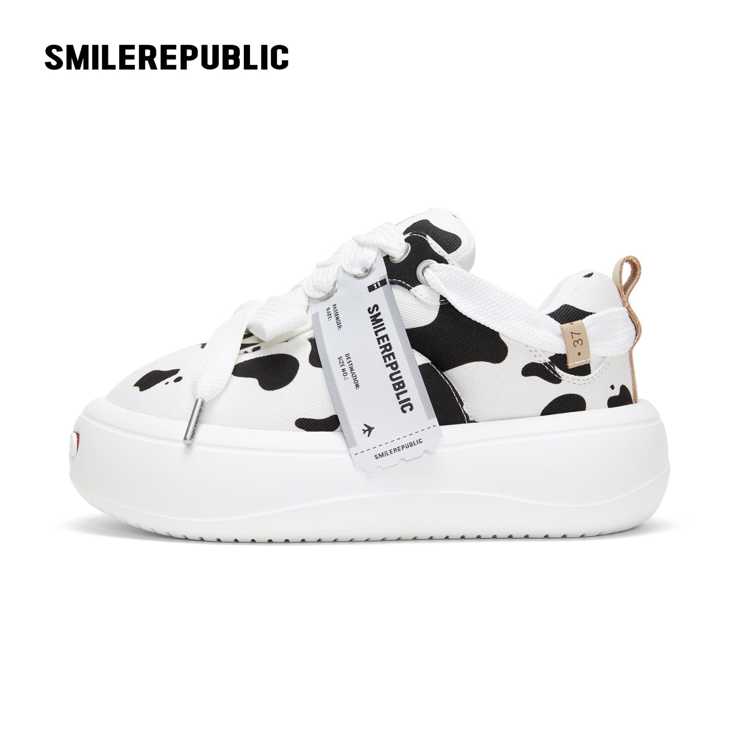 Dairy Cow Colored Twill Bread Shoes