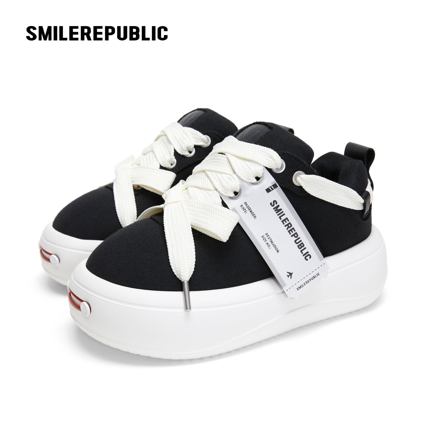 Black Canvas Bread Shoes