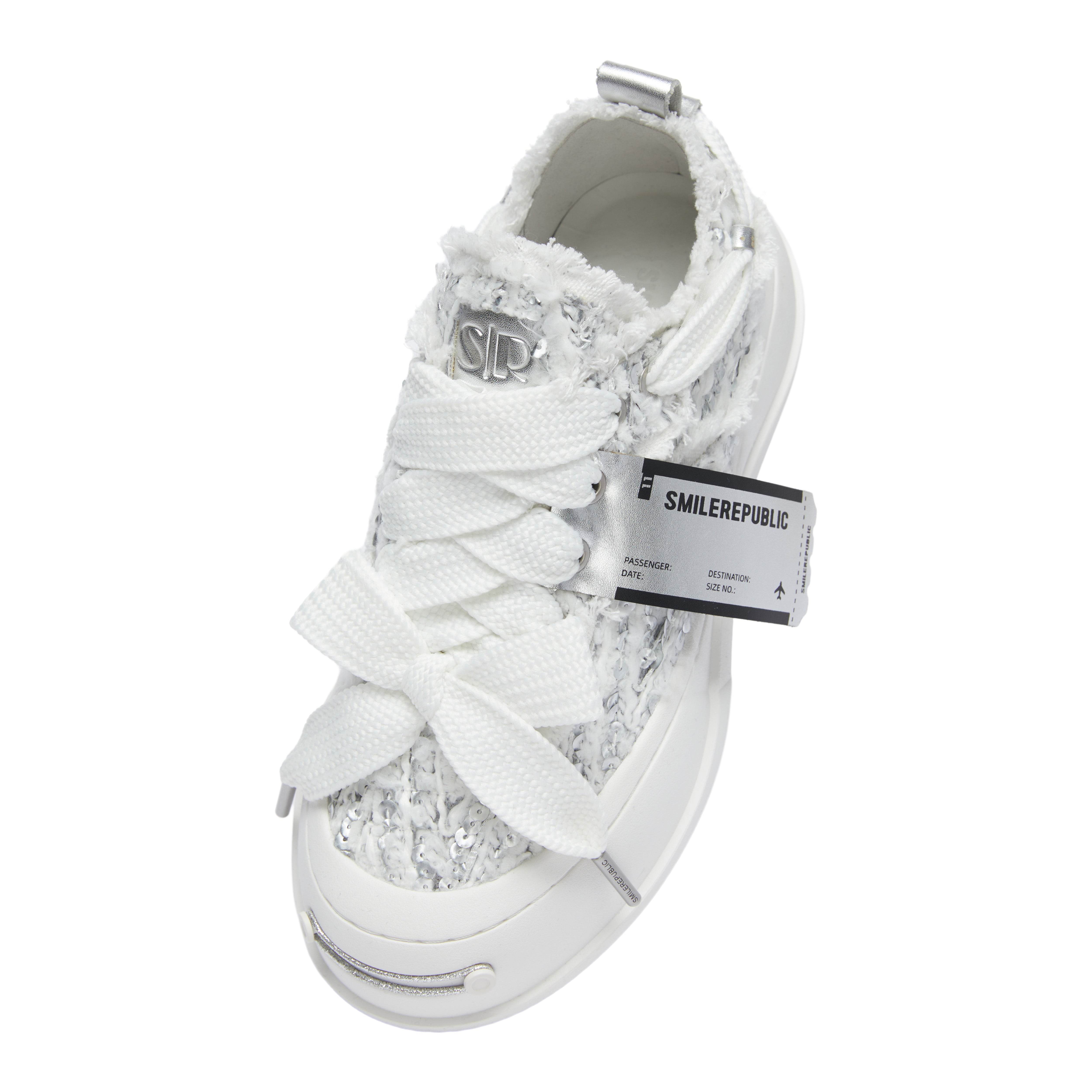 Silver Scales Low Top SB Sneaker - SMILEREPUBLIC