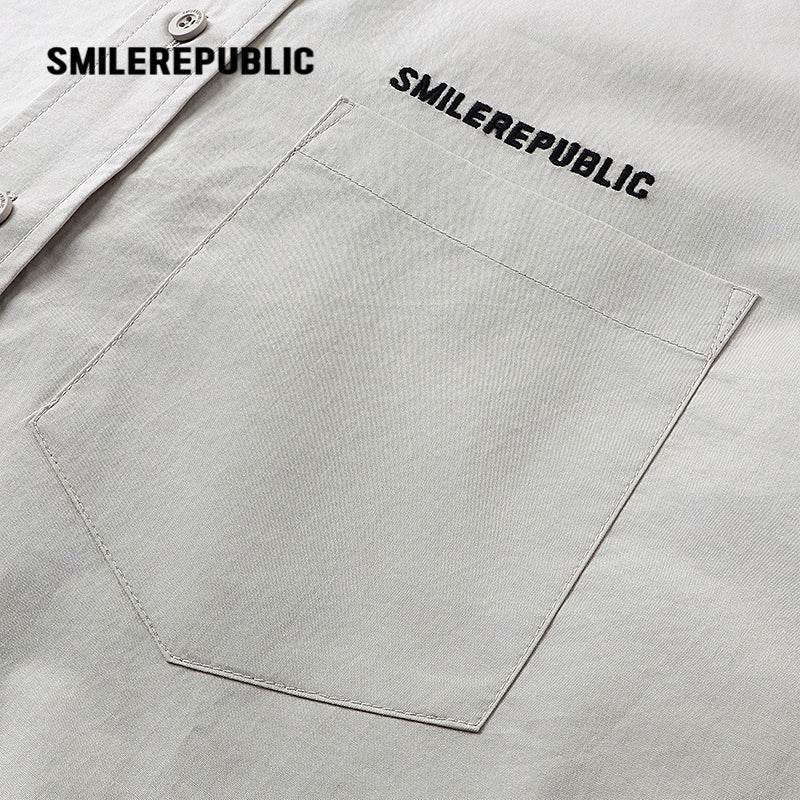 Woven Short Shirt - SMILEREPUBLIC