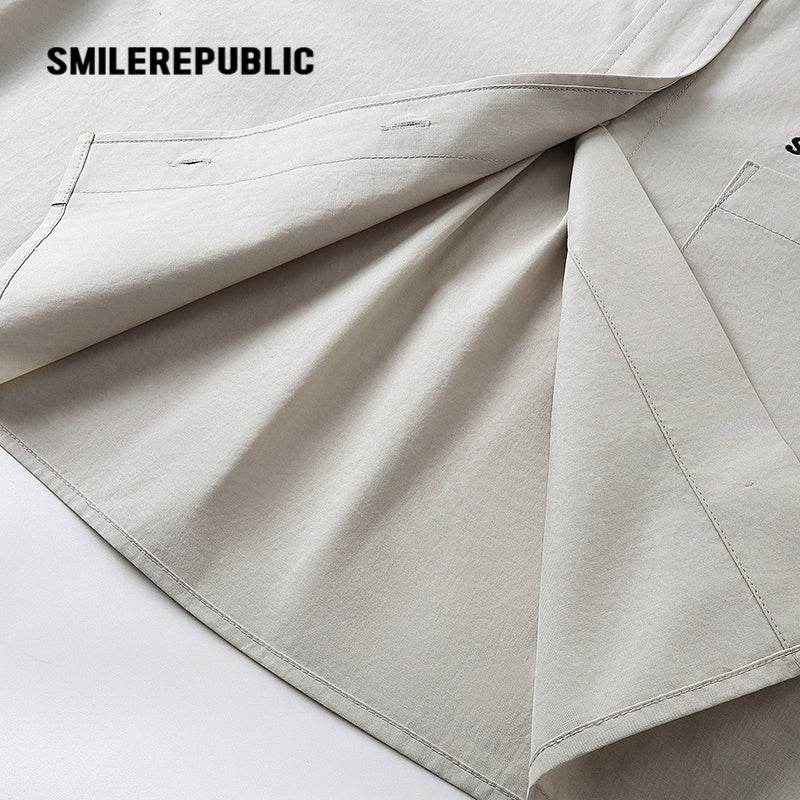 Woven Short Shirt - SMILEREPUBLIC