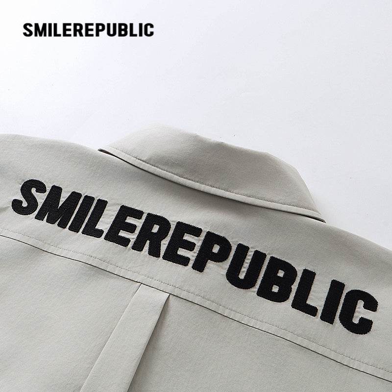 Woven Short Shirt - SMILEREPUBLIC