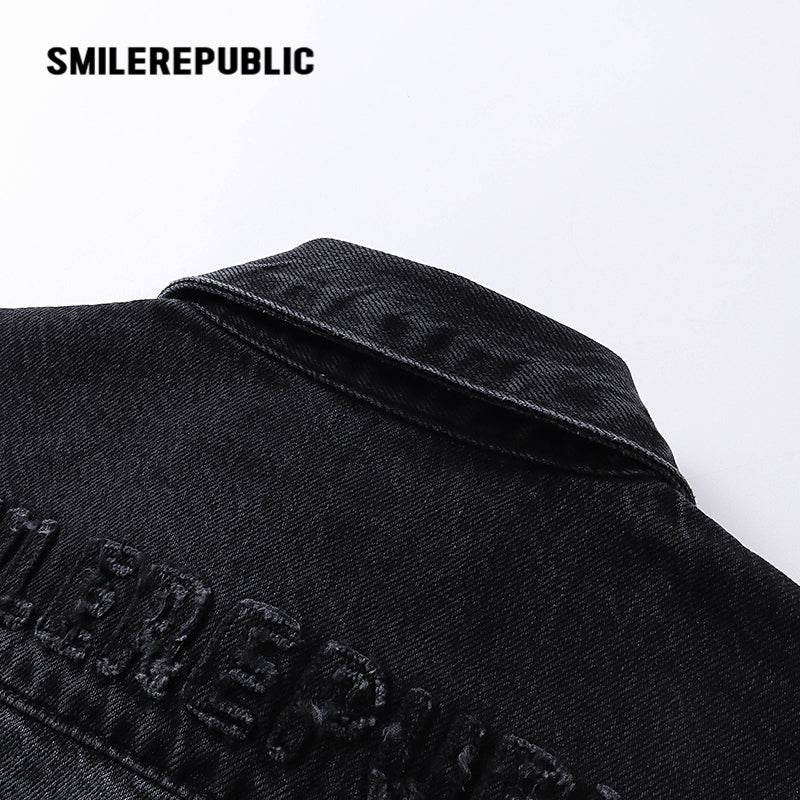 Denim Shirt Jacket - SMILEREPUBLIC