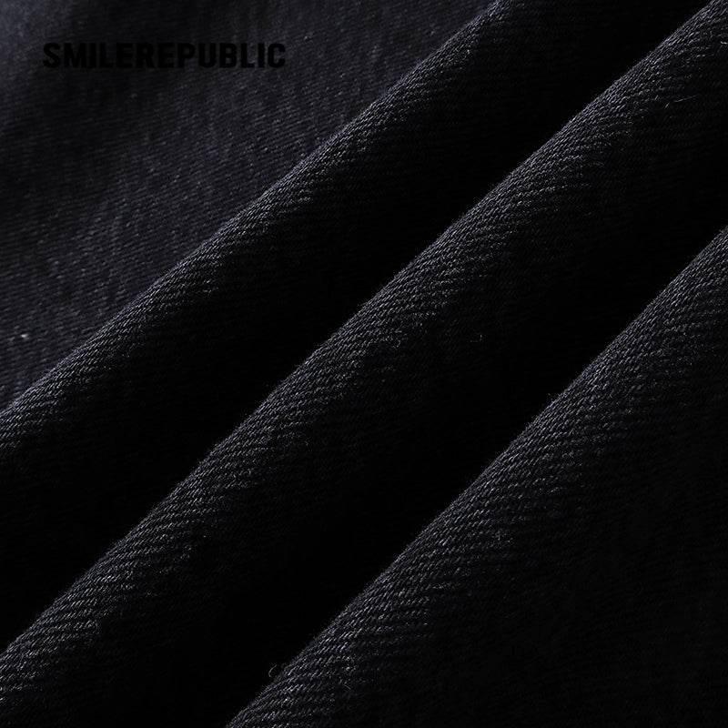 Denim Shirt Jacket - SMILEREPUBLIC