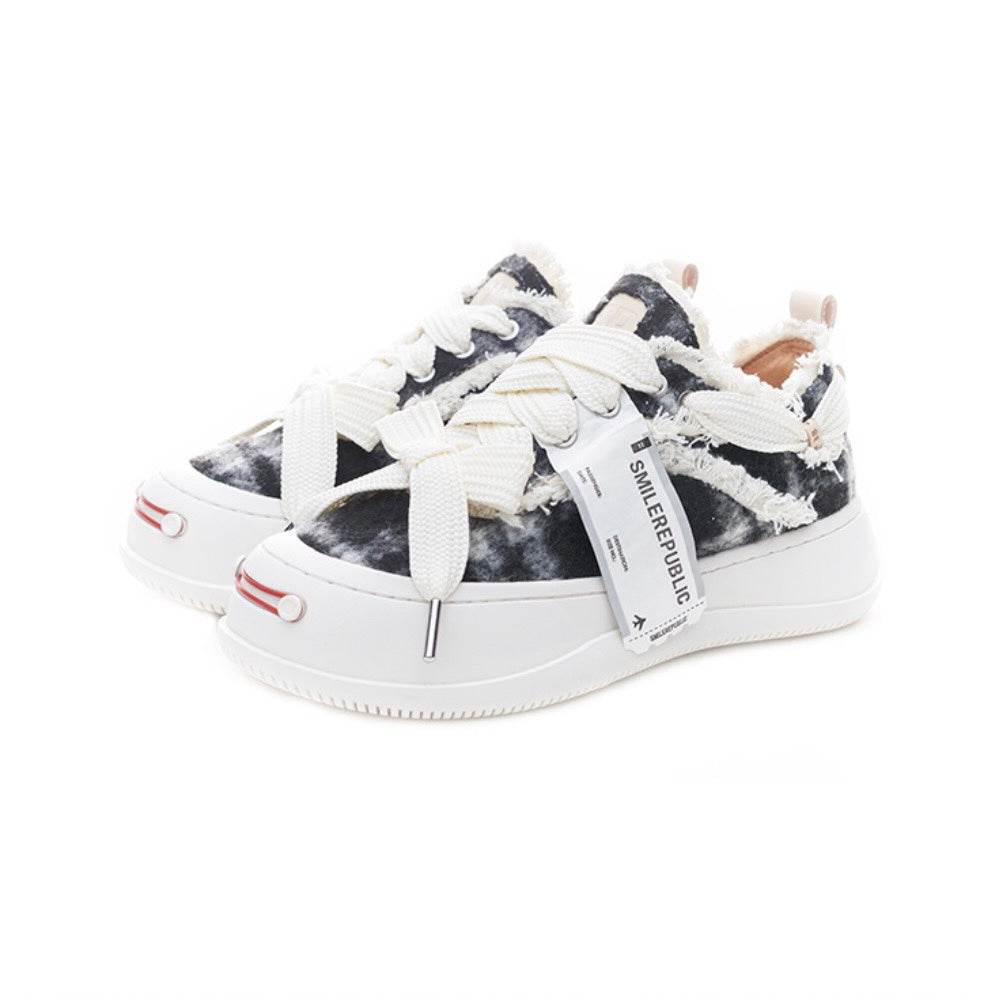Black Woolen Low Top SB Sneaker - SMILEREPUBLIC