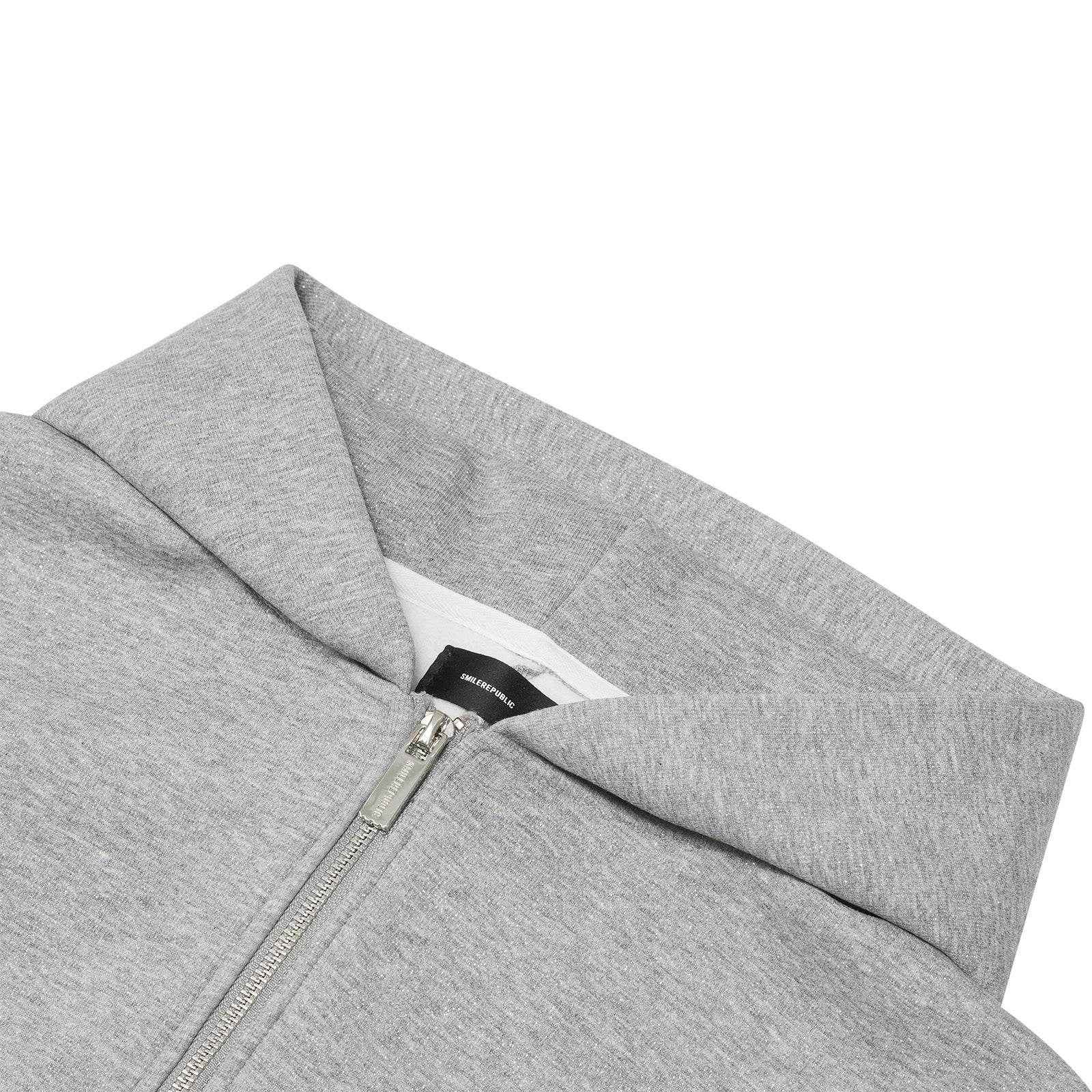 Gray Starry Jacket Knit Coat