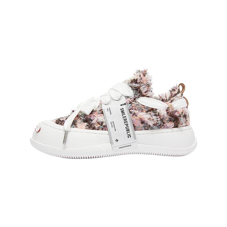 SMILEREPUBLIC Blossom Purple Tweed SB Sneaker - SMILEREPUBLIC