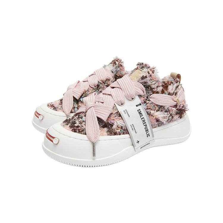 SMILEREPUBLIC Blossom Purple Tweed SB Sneaker